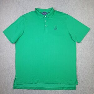 Pinehurst Polo Golf Ralph Lauren Performance Shirt Mens XL Green Short Sleeve